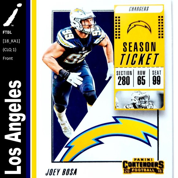 Los Angeles Chargers (Joey Bosa) - FTBL [18_JB1] - Picture 1 of 3